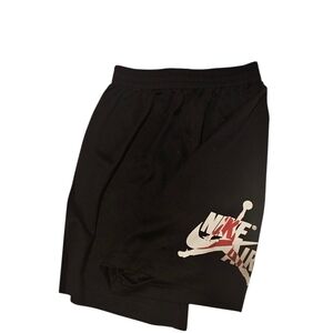 Air Jordan Boys Black Athletic Shorts
